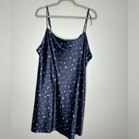 Parade Midnight Blooms Mini Slip Dress - Picture 2 of 5